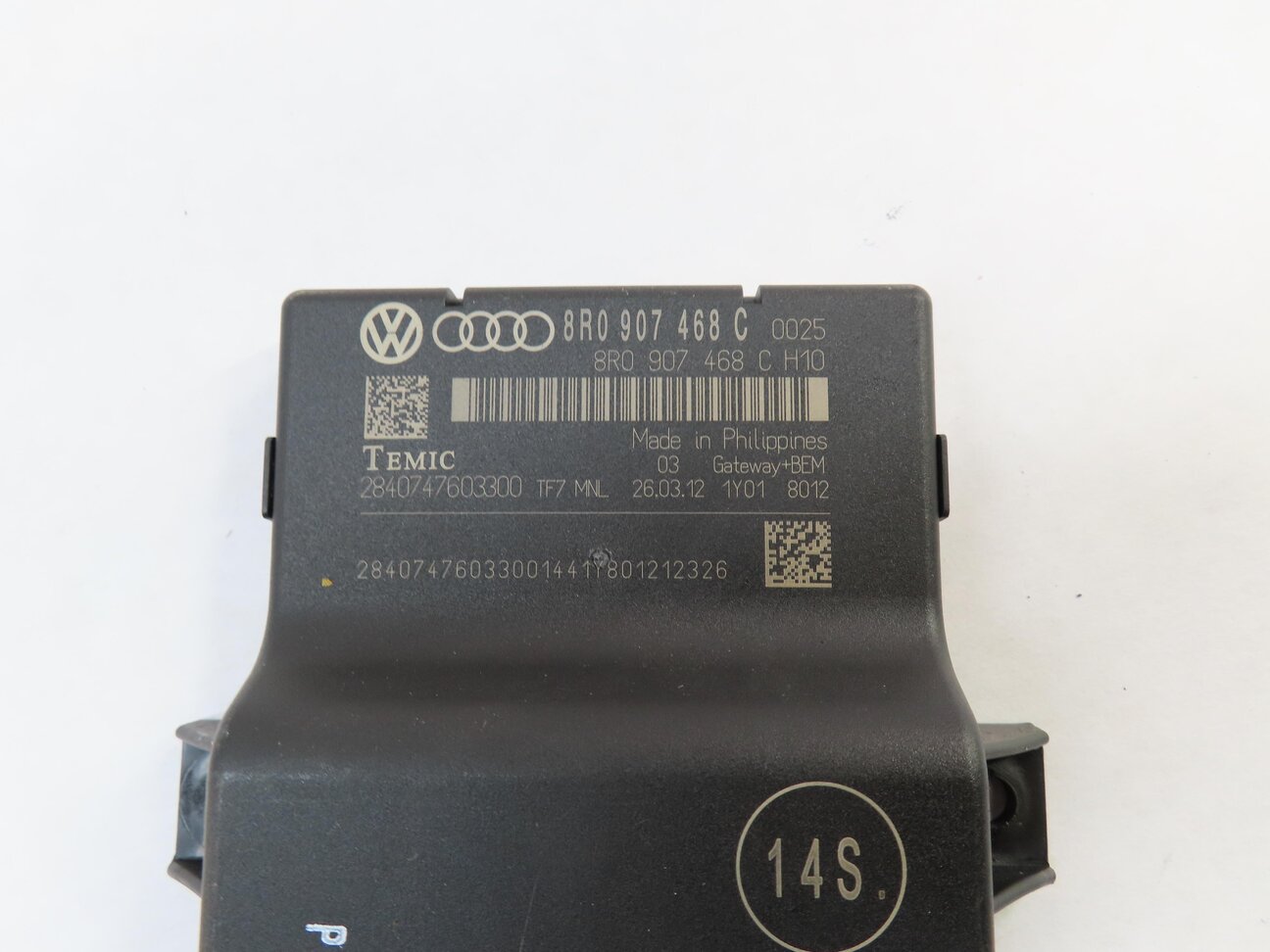 Thumbnail 17: 2013 AUDI S5 (B8 8T) 3.0L CGXC ENGINE ECM BCM GATEWAY IMMOBILIZER MODULE KEY SET