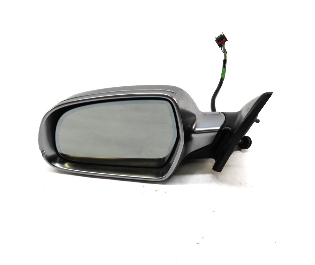 09-14 AUDI A5 S5 (B8 8T) COUPE LEFT HEATED MEMORY AUTODIM DOOR MIRROR (ALUMINUM)