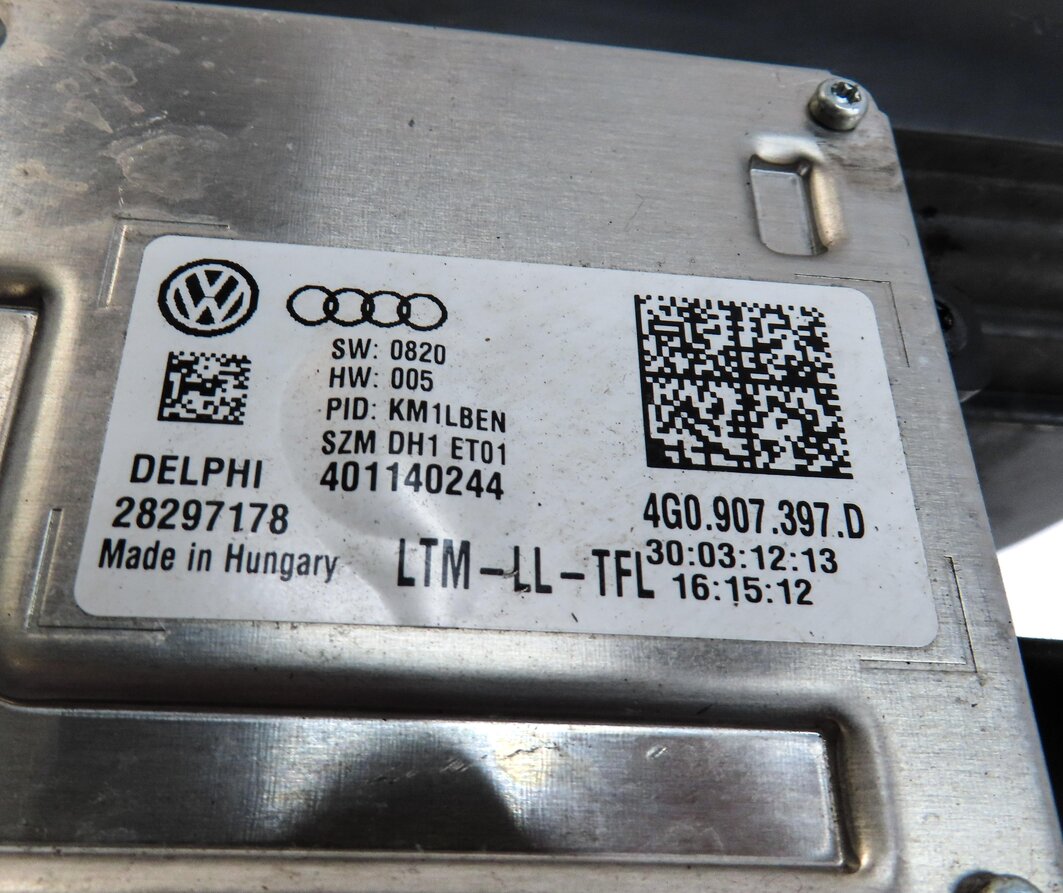 Thumbnail 6: 13-17 AUDI A5 S5 (B8 8T) LEFT DRIVER XENON HID HEADLIGHT LIGHT LAMP (NON AFS)