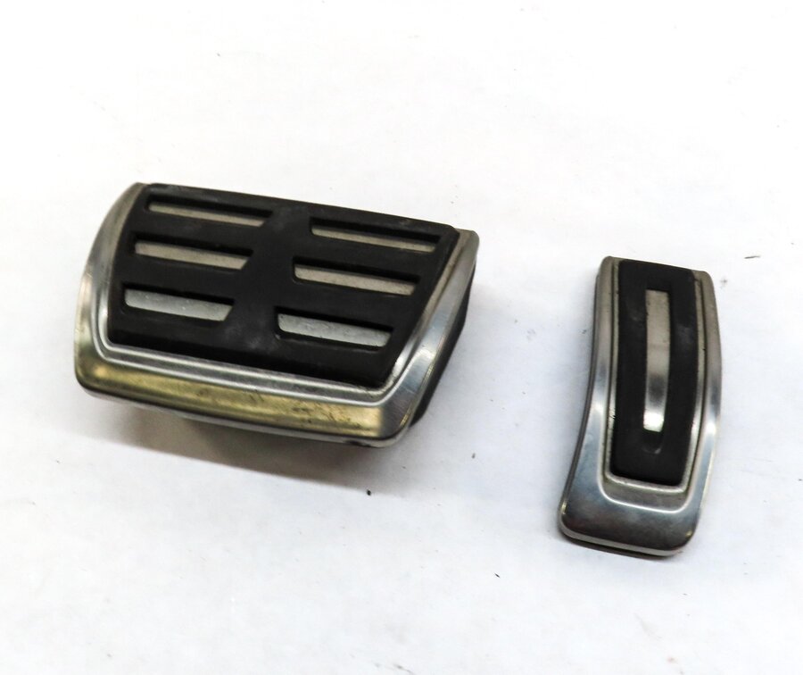 2013 AUDI S5 (B8 8T) GAS PEDAL BRAKE PEDAL TRIM COVER SET