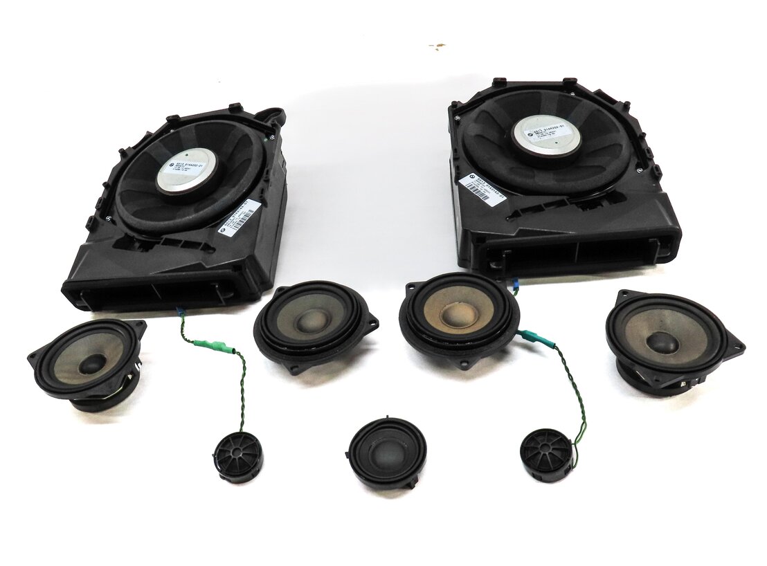 Thumbnail 2: 2013 BMW X1 (E84) RADIO STEREO SUB SUBWOOFER TWEETER SPEAKER SET