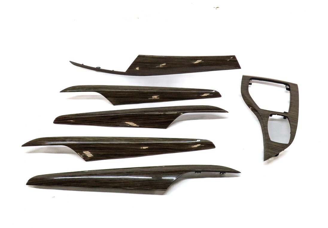 Thumbnail 2: 2013 BMW X1 (E84) INTERIOR WOOD GRAIN TRIM PANEL SET (FINELINE LIGHT WOOD 4CK)