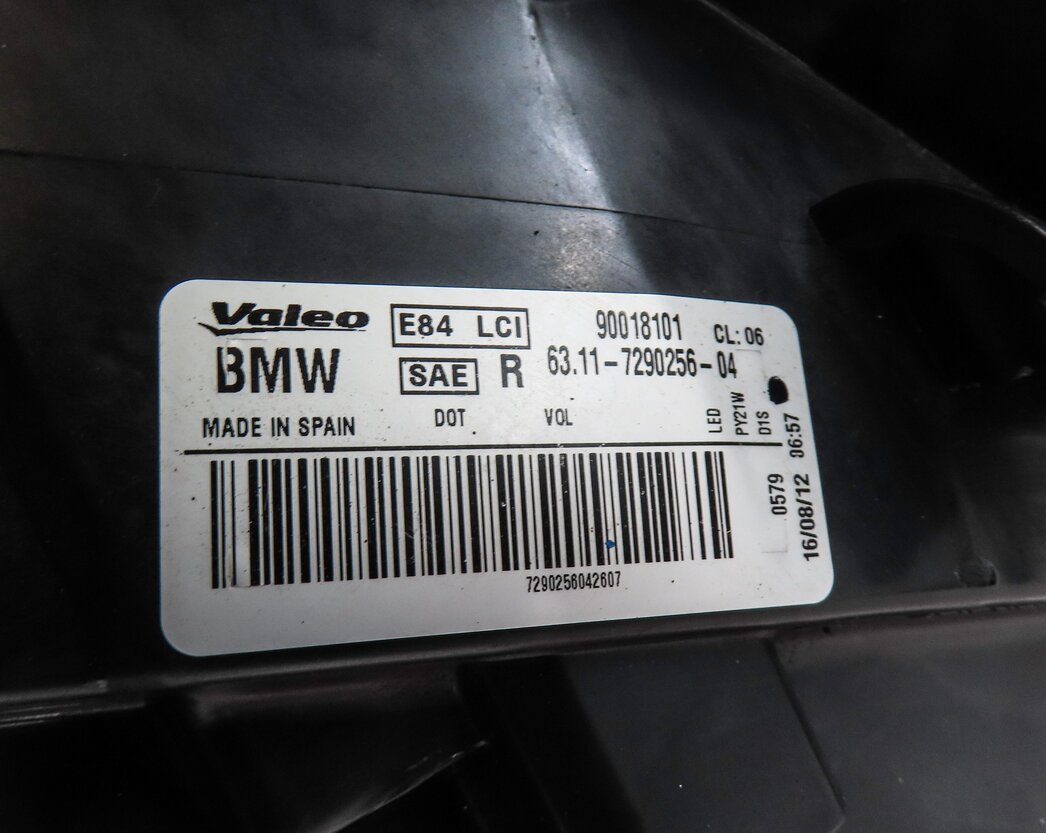 Thumbnail 6: 2013-2015 BMW X1 (E84) RIGHT PASSENGER XENON HID ADAPTIVE HEADLIGHT LIGHT LAMP