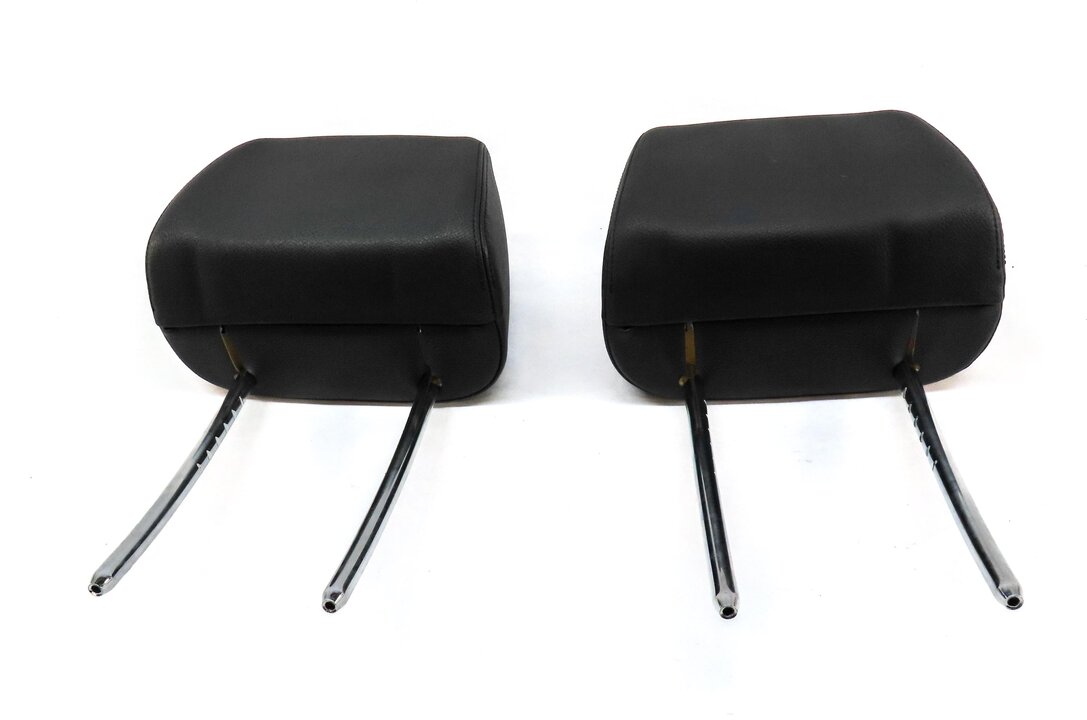 Thumbnail 2: 13-15 BMW X1 (E84) FRONT LEFT DRIVER & RIGHT PASSENGER SEAT HEADREST SET (BLACK)