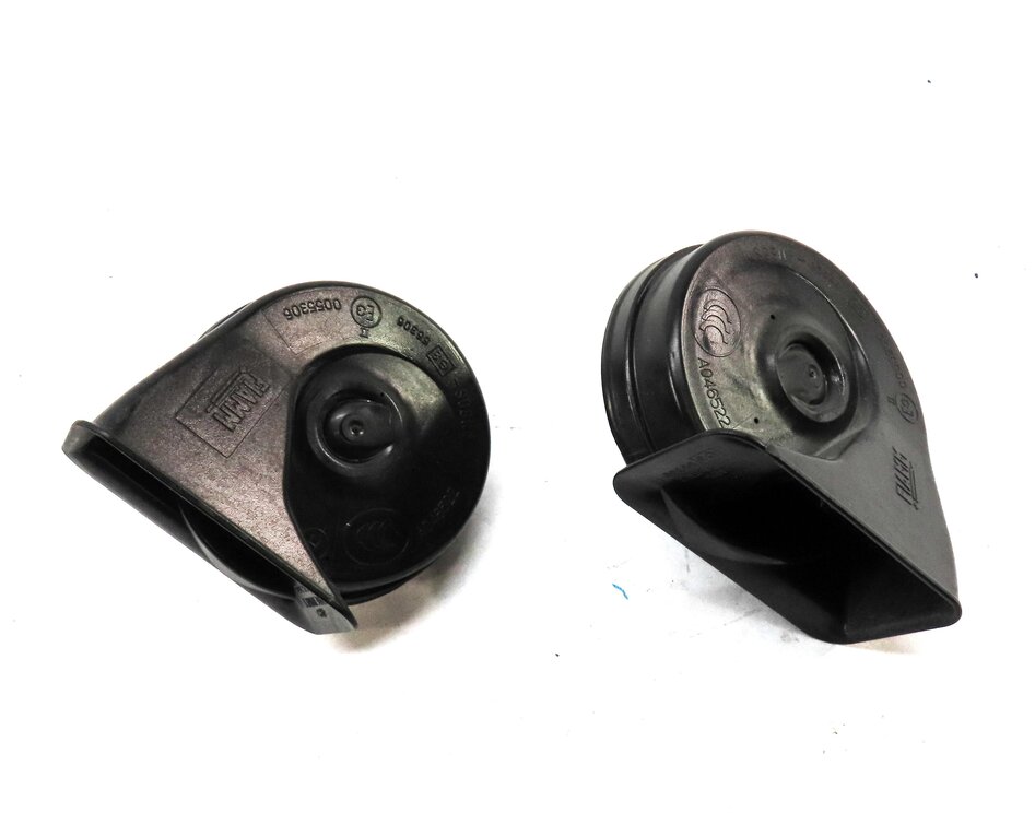 Thumbnail 2: 06-15 BMW 3-SERIES X1 (E84 E90 E91 E92 E93) HIGH & LOW TONE SAFETY HORN SET-2