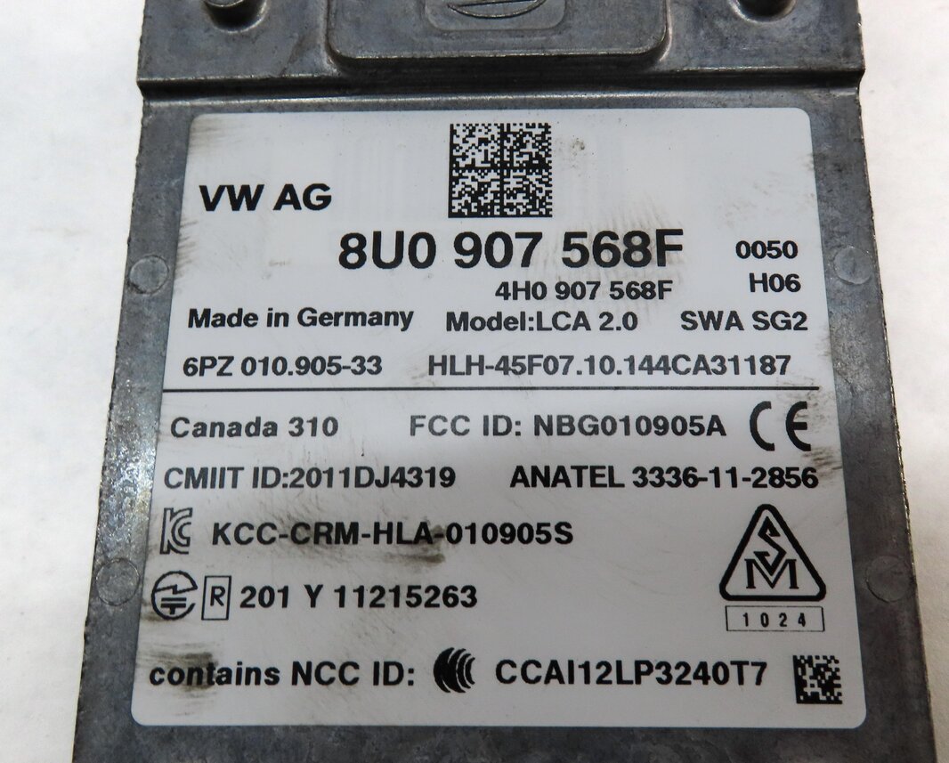 Thumbnail 4: 2015-2018 AUDI Q3 (8U) REAR LEFT DRIVER BLIND SPOT RADAR SENSOR MODULE