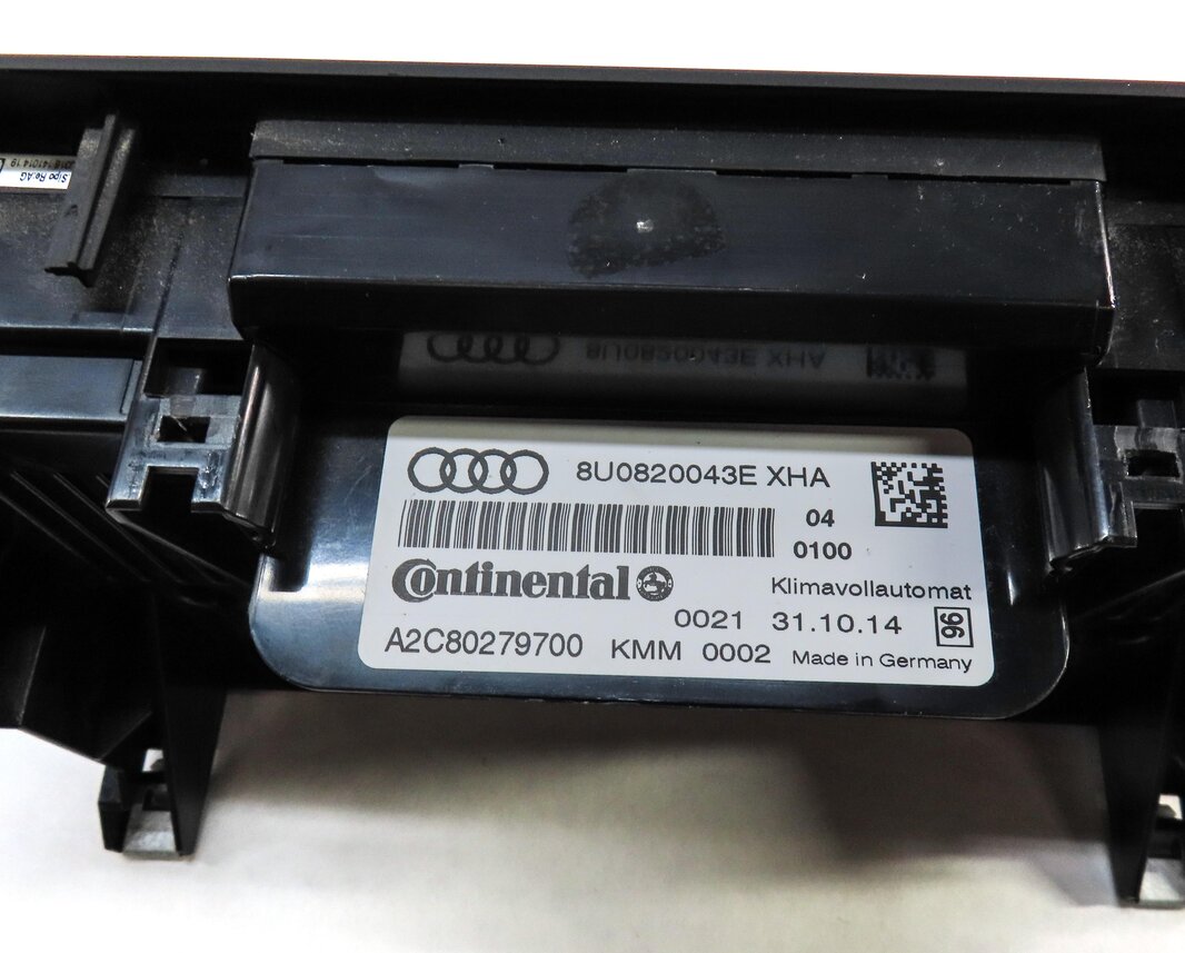 Thumbnail 6: 2015-2016 AUDI Q3 (8U) FRONT HEATER A/C TEMPERATURE CLIMATE CONTROL PANEL