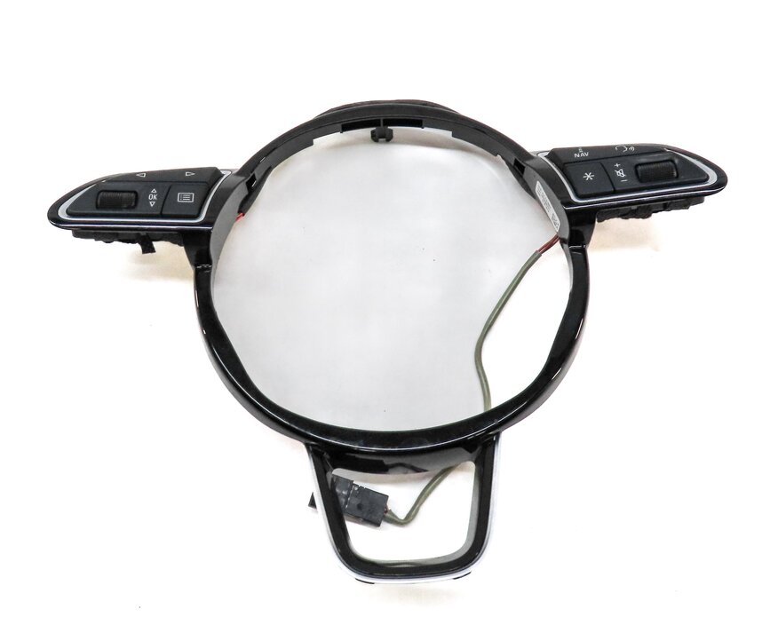 Thumbnail 4: 2015 AUDI Q3 (8U) LEFT & RIGHT STEERING WHEEL RADIO PHONE SWITCH BUTTON SET-2