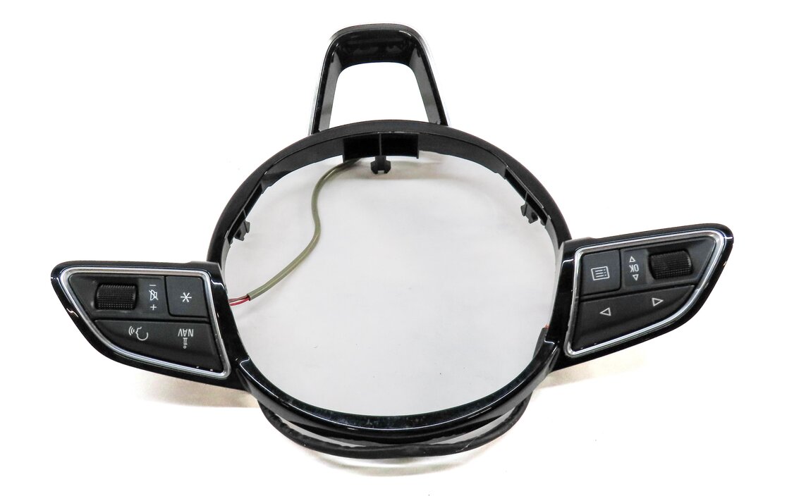 Thumbnail 5: 2015 AUDI Q3 (8U) LEFT & RIGHT STEERING WHEEL RADIO PHONE SWITCH BUTTON SET-2