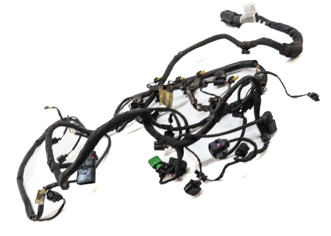 Thumbnail 3: 2015 AUDI Q3 (8U) AWD 2.0L CCTA TURBO ENGINE WIRE WIRING HARNESS LOOM