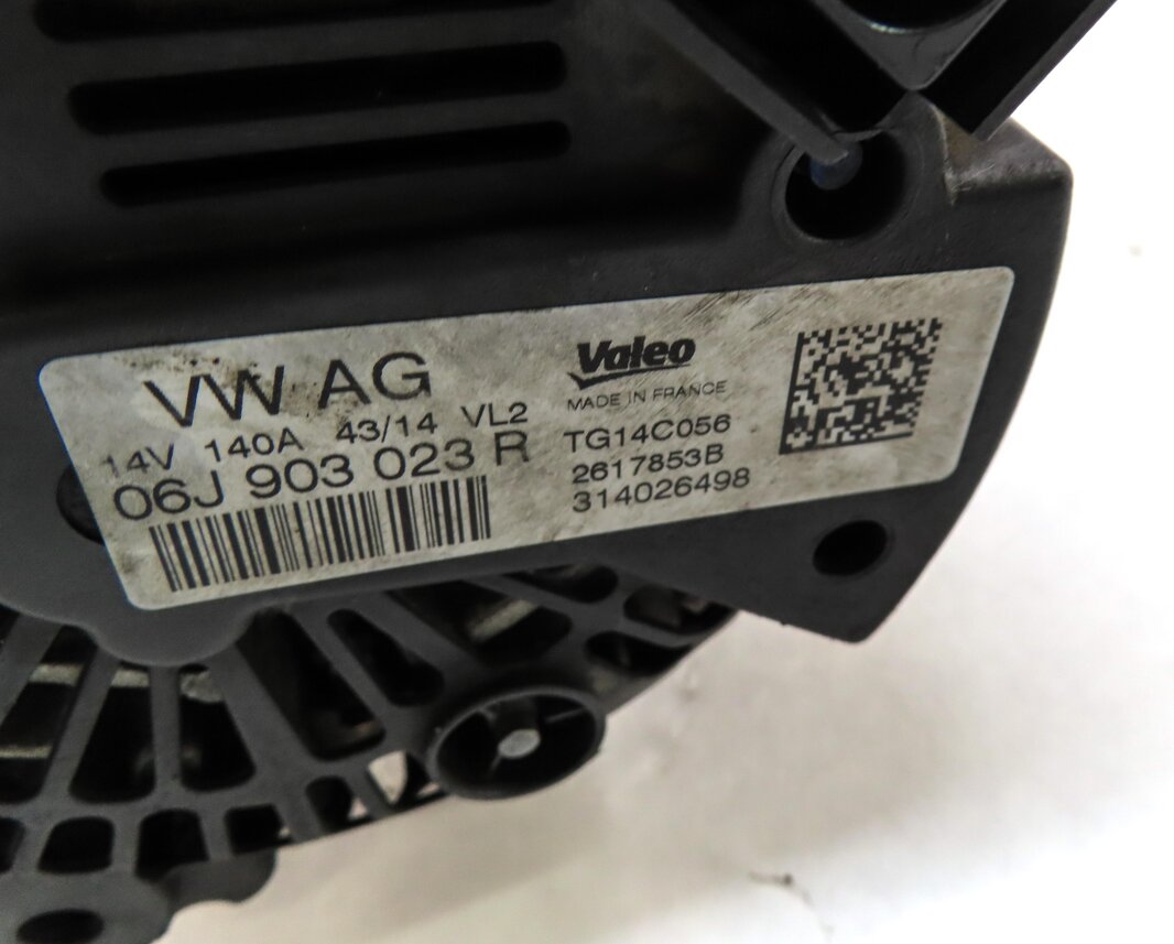 Thumbnail 6: 2015-2018 AUDI Q3 (8U) 2.0L ENGINE 140 AMP ALTERNATOR POWER GENERATOR (VALEO)