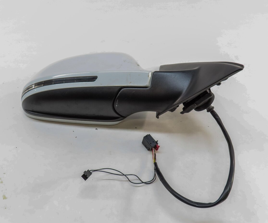 Thumbnail 6: 2015-2018 AUDI Q3 (8U) RIGHT PASSENGER HEATED LANE ASSIST DOOR MIRROR (WHITE)