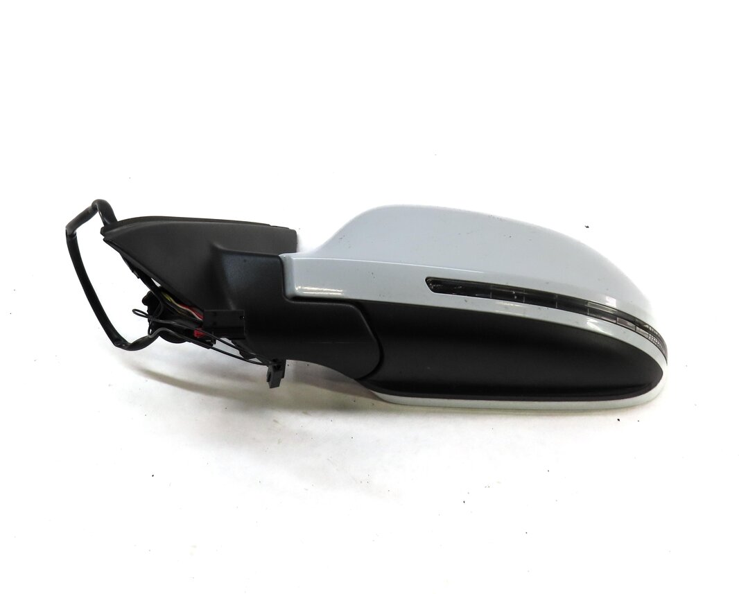 Thumbnail 6: 2015-2018 AUDI Q3 (8U) LEFT DRIVER HEATED LANE ASSIST DOOR MIRROR (WHITE 2Y)