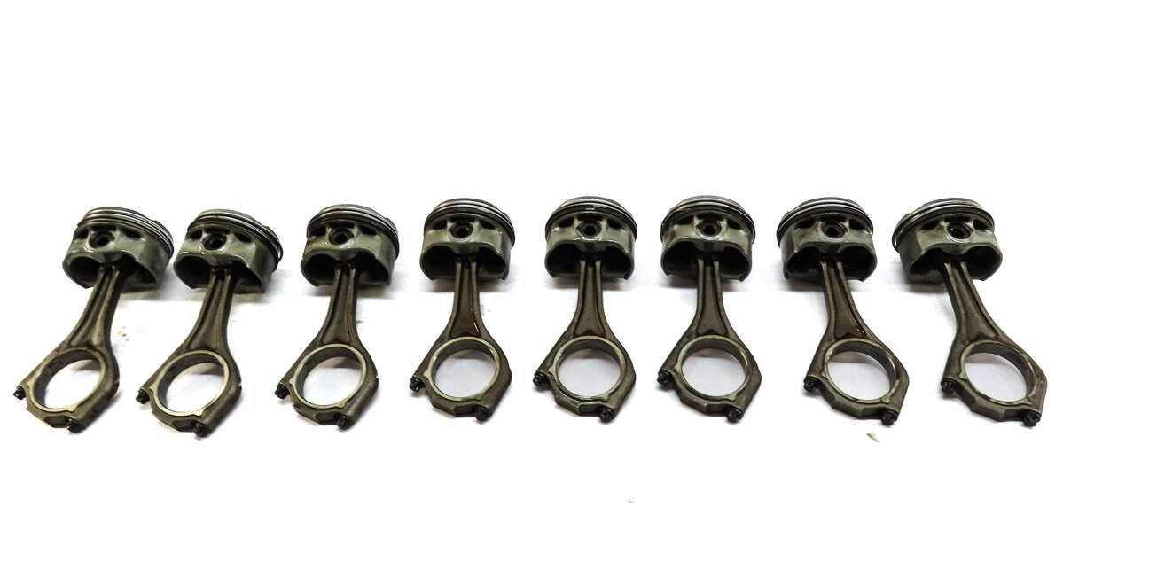 Thumbnail 5: 09-14 BMW 550i 750i X5 X6 (F01 F10 E70 E71) 4.4L N63 TURBO ENGINE PISTON SET 8
