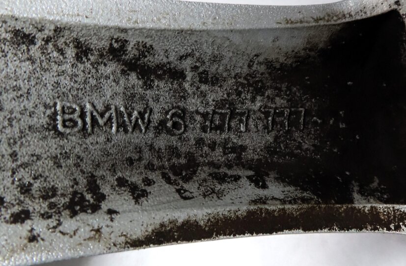 Thumbnail 4: 10-19 BMW 5 5GT 6 7 SERIES (F01 F06 F07 F10) 18x8 ALTERNATING 10 SPOKE WHEEL RIM