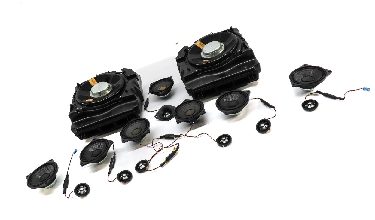 Thumbnail 3: 2012 BMW 550iGT (F07) FRONT REAR LEFT RIGHT DOOR DASH DECK STEREO SPEAKER SET 16