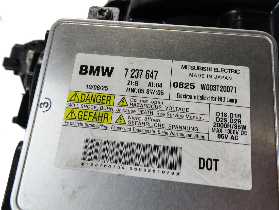Thumbnail 6: 2010-2017 BMW 535iGT 550iGT (F07) LEFT DRIVER XENON HID ADAPTIVE HEADLIGHT LAMP