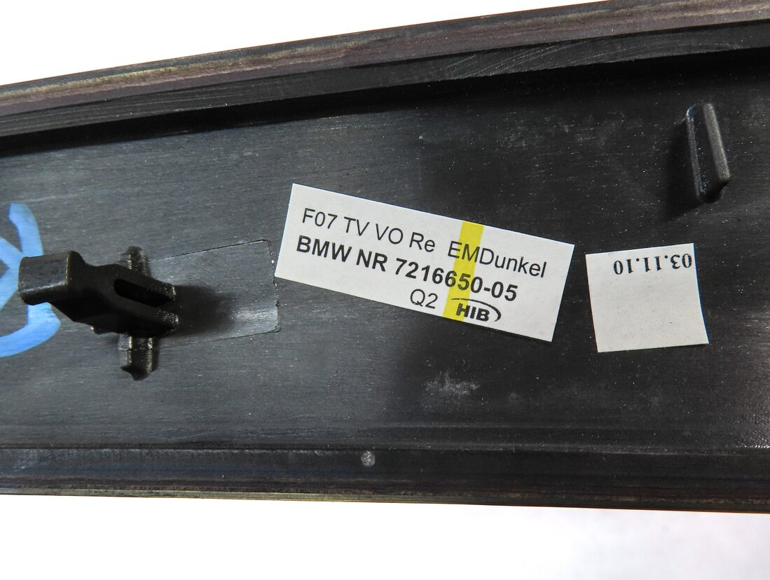 Thumbnail 19: 2012 BMW 550iGT (F07) FRONT REAR DOOR DASH CONSOLE FINE ASH WOOD TRIM SET 8