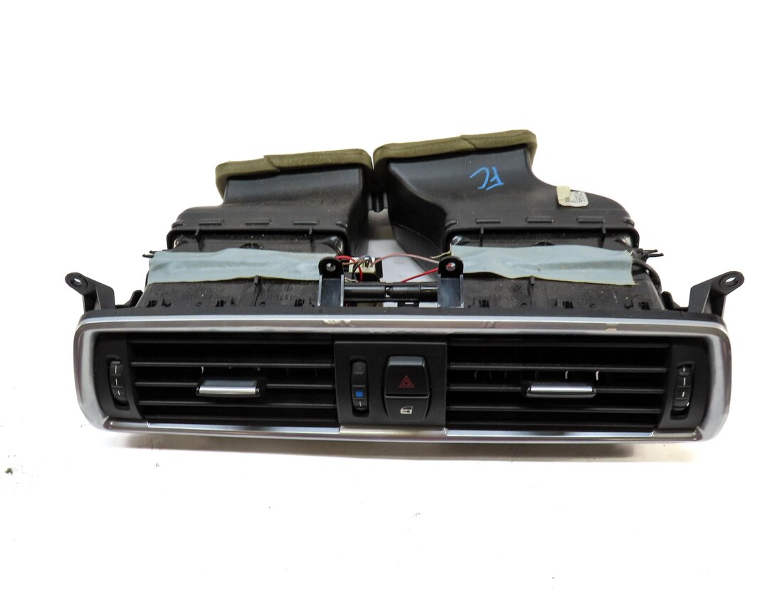 Thumbnail 2: 2012 BMW 550iGT (F07) FRONT CENTER DASH HVAC A/C HEATER AIR VENT BLACK & CHROME