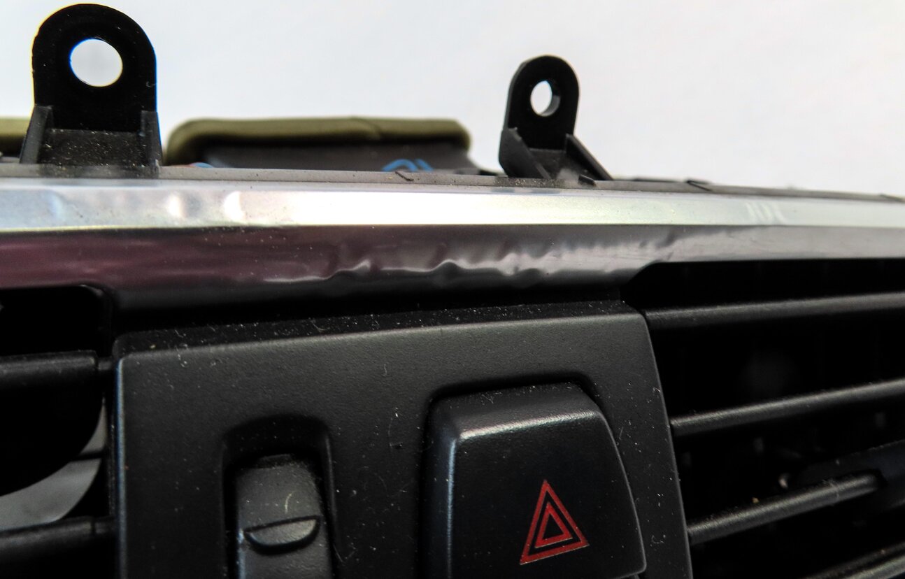 Thumbnail 5: 2012 BMW 550iGT (F07) FRONT CENTER DASH HVAC A/C HEATER AIR VENT BLACK & CHROME