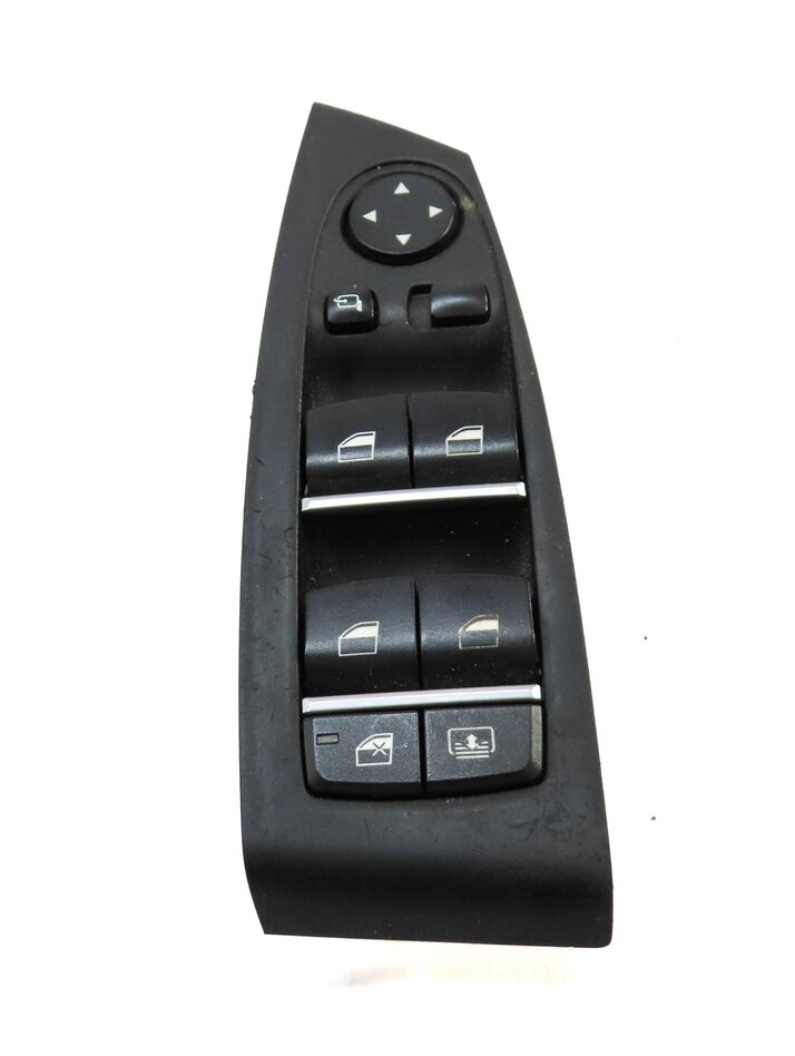 Thumbnail 3: 10-19 BMW 5 6 M5 M6 (F06 F10 F12 F13) LEFT DRIVER PFOLD WINDOW SWITCH w/ SHADE