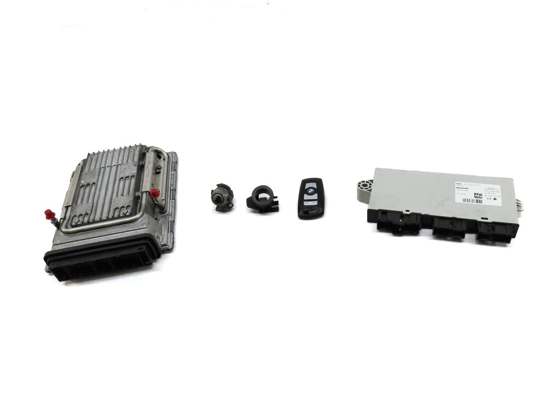 Thumbnail 2: 09-13 BMW 550i 650i 750i (F01 F06 F10) 4.4TT N63 ENGINE DME CAS4 MODULE KEY SET