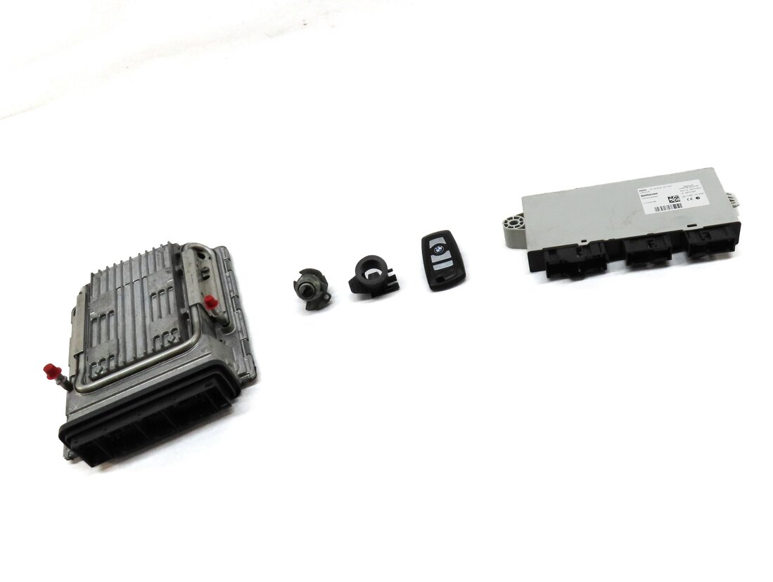 Thumbnail 3: 09-13 BMW 550i 650i 750i (F01 F06 F10) 4.4TT N63 ENGINE DME CAS4 MODULE KEY SET