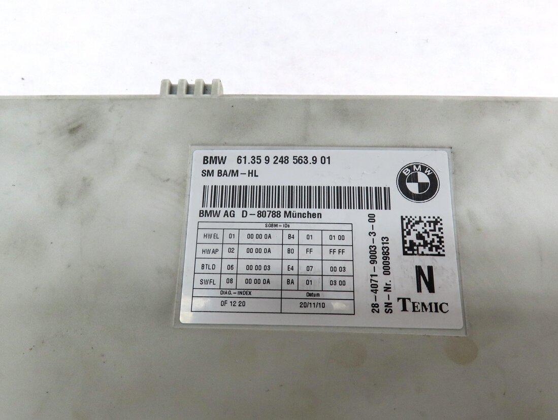 Thumbnail 3: 12-19 BMW 328i 335i 535i 550i 750i M5 M6 X3 X4 - RIGHT FRONT SEAT CONTROL MODULE