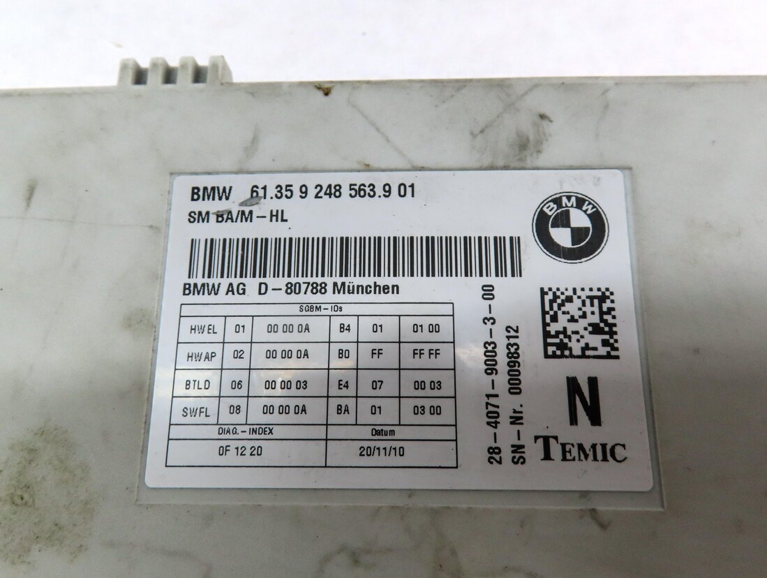 Thumbnail 3: 12-19 BMW 328i 335i 535i 550i 750i M5 M6 X3 X4 - LEFT FRONT DRIVER SEAT MODULE