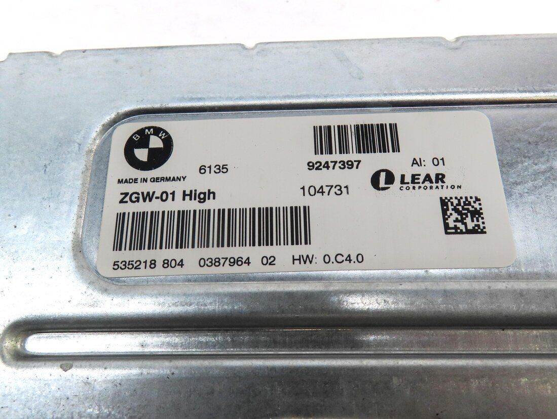 Thumbnail 3: 2011-2019 BMW 5 6 7 SERIES (F01 F06 F07 F10 F12) CENTRAL GATEWAY CONTROL MODULE