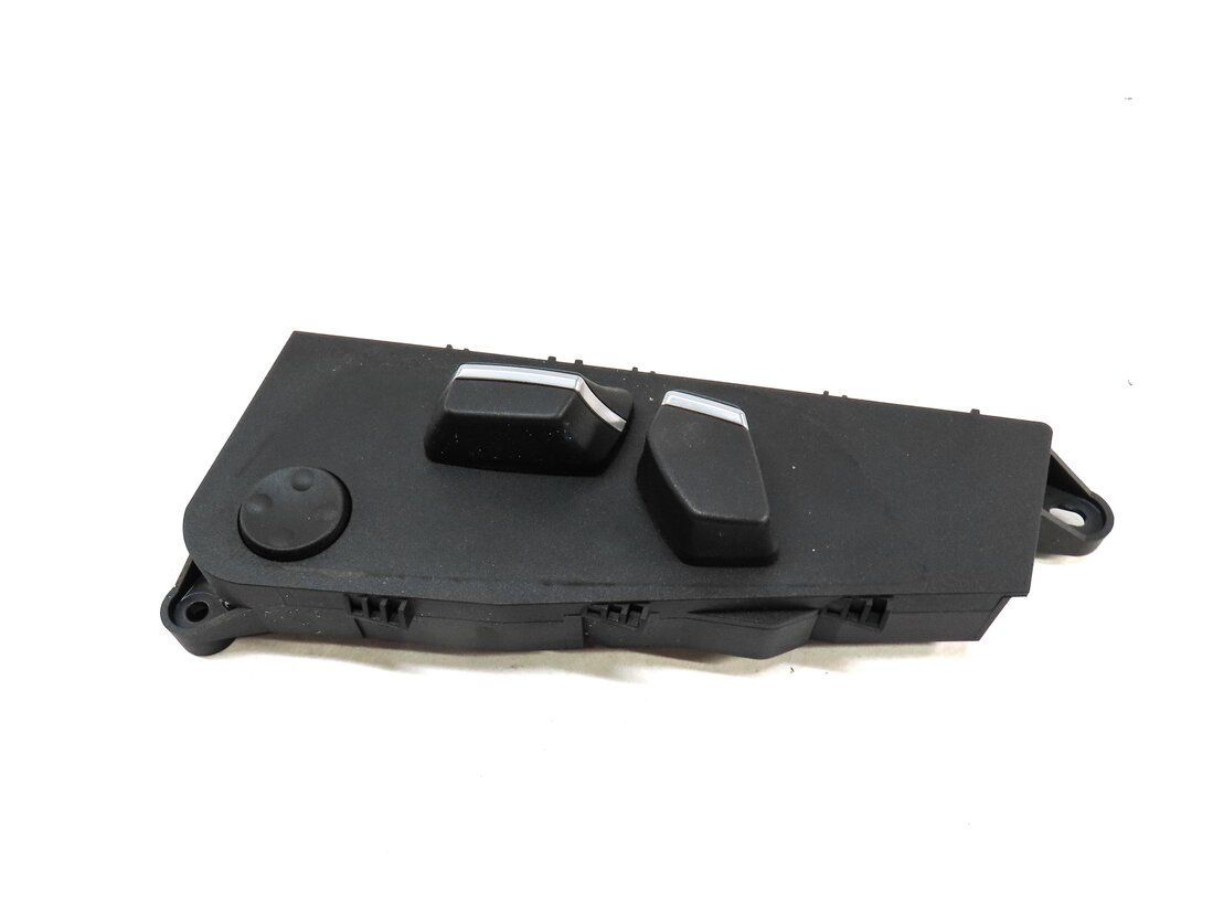 2012 BMW 550iGT (F07) FRONT RIGHT PASSENGER SEAT ADJUST SWITCH w/ LUMBAR (BLACK)
