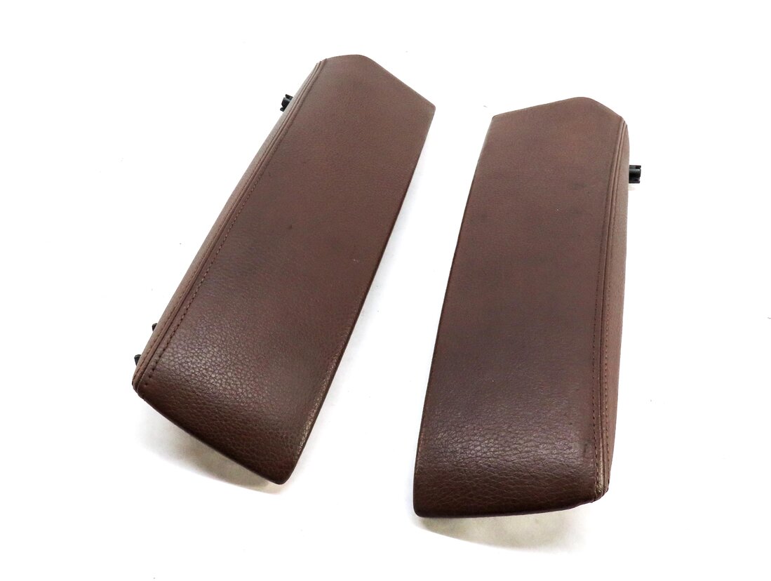 Thumbnail 2: 10-17 BMW 535iGT 550iGT F07 FRONT CENTER CONSOLE LEFT & RIGHT ARMREST LID BROWN