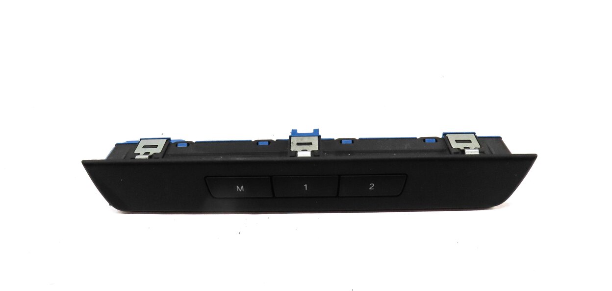 Thumbnail 2: 2012 BMW 550iGT (F07) FRONT LEFT DRIVER SEAT MEMORY SWITCH BUTTON PANEL (BLACK)