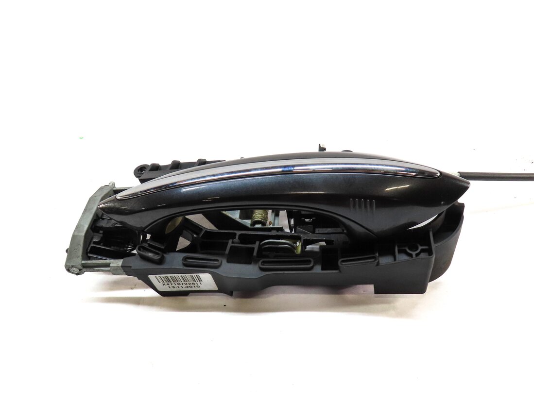 Thumbnail 2: 09-19 BMW 5 6 7 SERIES (F01 F07 F10 F12) RIGHT FRONT COMFORT DOOR HANDLE (GREY)