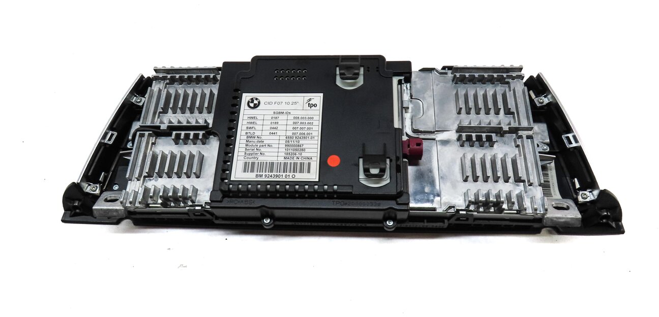 Thumbnail 6: 10-13 BMW 535iGT 550iGT (F07) STEREO GPS NAVIGATION MEDIA DISPLAY SCREEN 10.25"