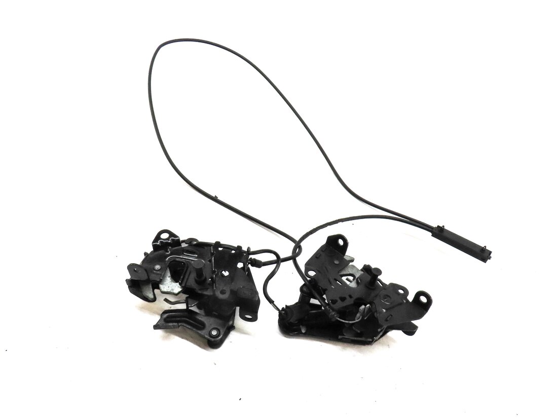 Thumbnail 2: 2012 BMW 550iGT (F07) FRONT LEFT & RIGHT HOOD LATCH LOCK SET 2 w/ CABLES
