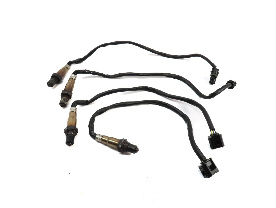 Thumbnail 2: 2012 BMW 550iGT (F07) 4.4L TURBO N63 ENGINE PRE POST CAT O2 OXYGEN SENSOR SET 4