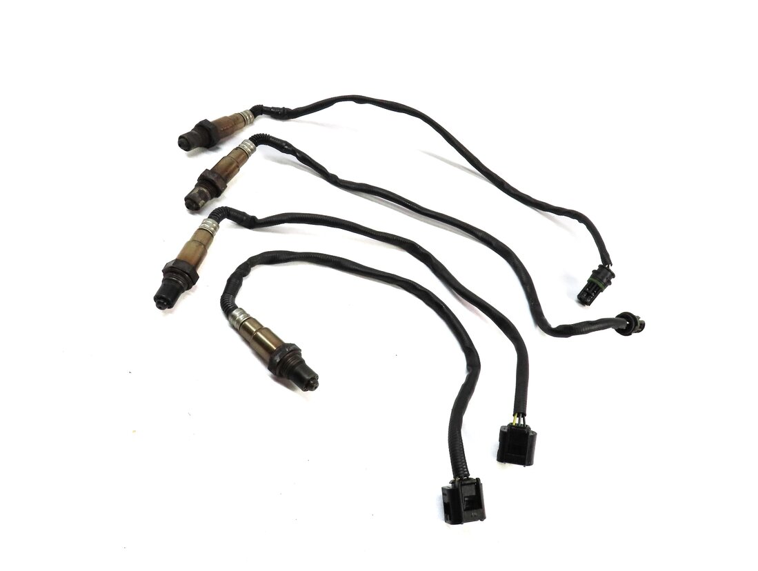Thumbnail 3: 2012 BMW 550iGT (F07) 4.4L TURBO N63 ENGINE PRE POST CAT O2 OXYGEN SENSOR SET 4