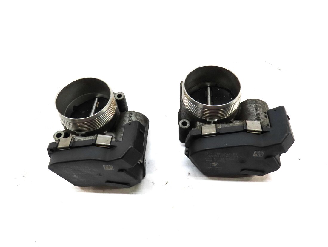 Thumbnail 2: 08-18 BMW 5 7 X5 X6 X5M X6M (F01 F10 F12 F15 F16) 4.4L N63 S63 THROTTLE BODY SET