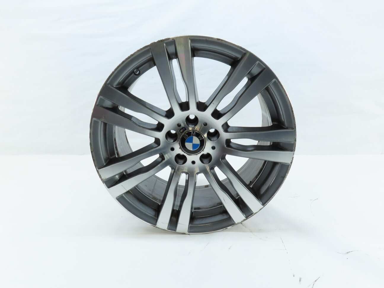 Thumbnail 2: 11-13 BMW X5 (E70) FRONT 20x10 ALUMINUM ALLOY 14 SPOKE MACHINED FACE WHEEL RIM