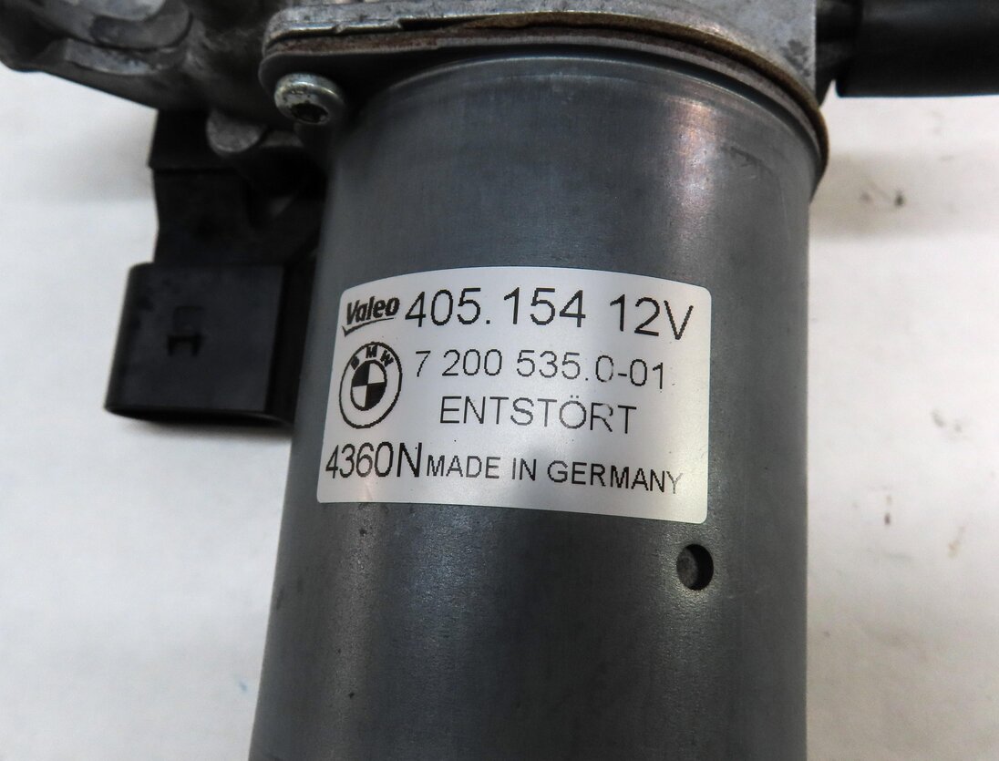 Thumbnail 5: 2007-2014 BMW X5 X5M X6 X6M (E70 E71) FRONT WINDSHIELD WIPER MOTOR