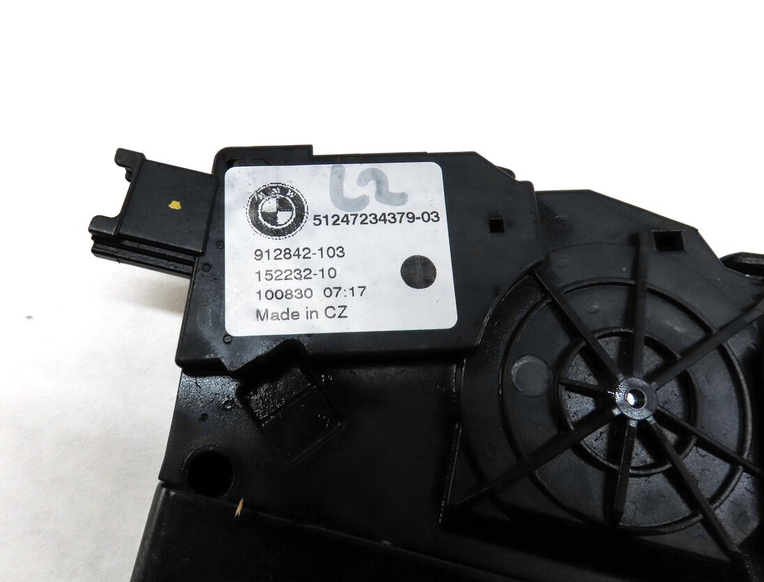 Thumbnail 5: 2011 BMW X5 (E70) REAR TRUNK UPPER LOCK LATCH ACTUATOR w/ CABLE 51247234379