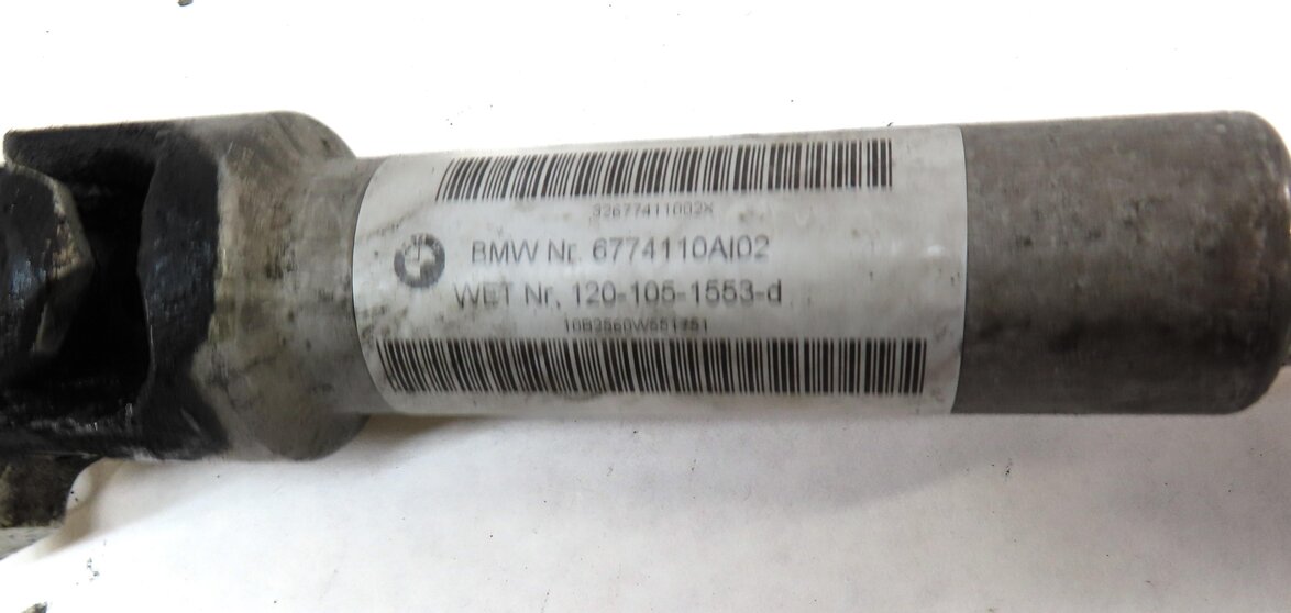 Thumbnail 4: 2011 BMW X5 (E70) STEERING COLUMN LOWER U-JOINT SWIVEL SHAFT 6774110