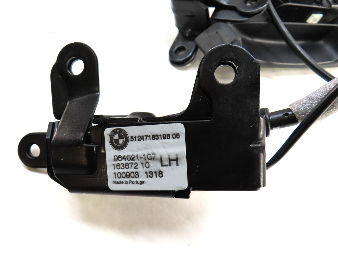 Thumbnail 10: 2011 BMW X5 (E70) REAR TRUNK RELEASE LEVER & LOWER LOCK LATCH SET 3 w/ CABLE