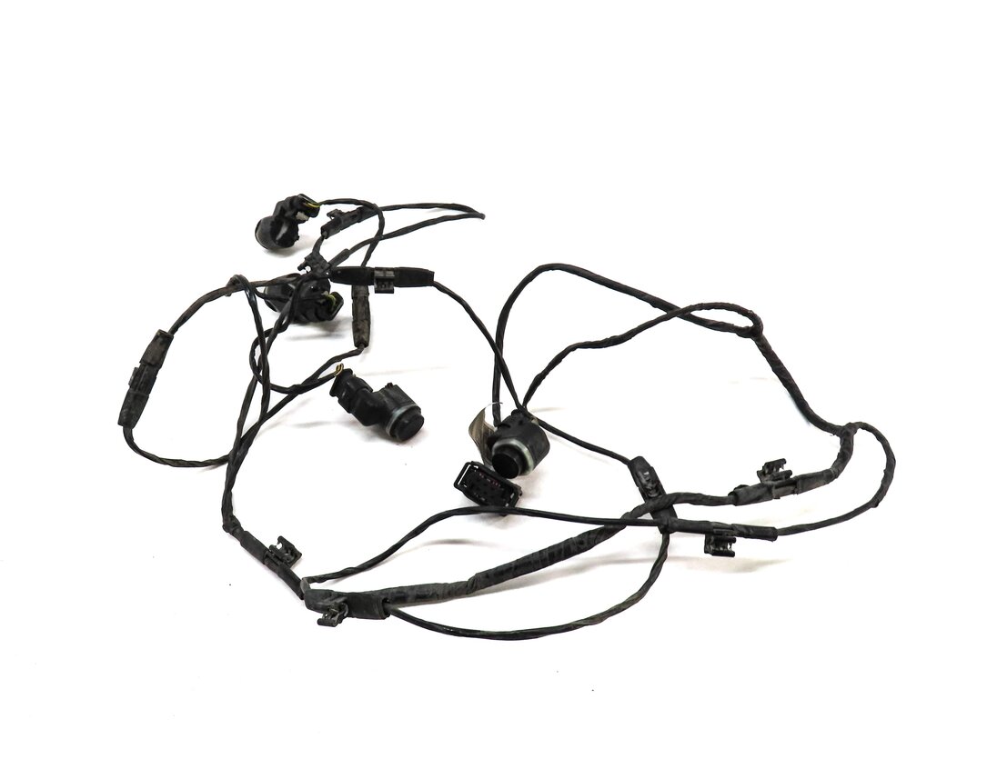 2011 BMW X5 (E70) REAR PARK ASSIST PDC SENSOR SET4 (BLACK) w/ WIRE HARNESS