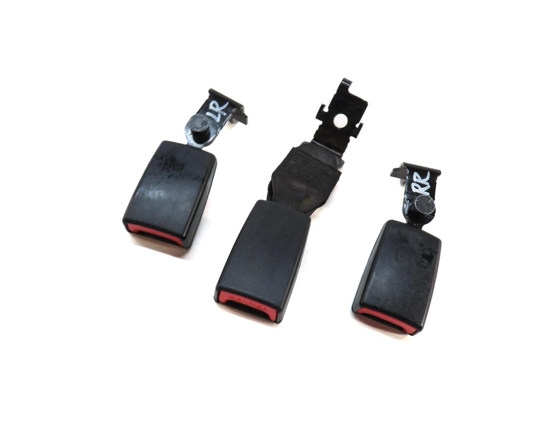 Thumbnail 1: 2011 BMW X5 (E70) REAR 2ND ROW LEFT RIGHT & CENTER SEATBELT BUCKLE RECEIVER SET3
