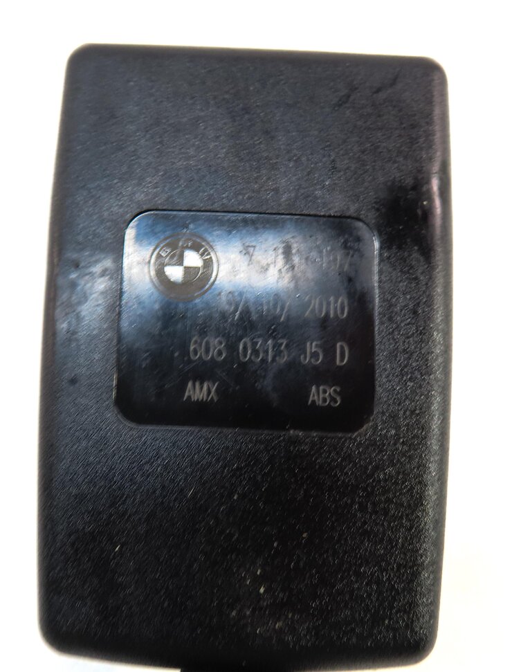 Thumbnail 10: 2011 BMW X5 (E70) REAR 2ND ROW LEFT RIGHT & CENTER SEATBELT BUCKLE RECEIVER SET3