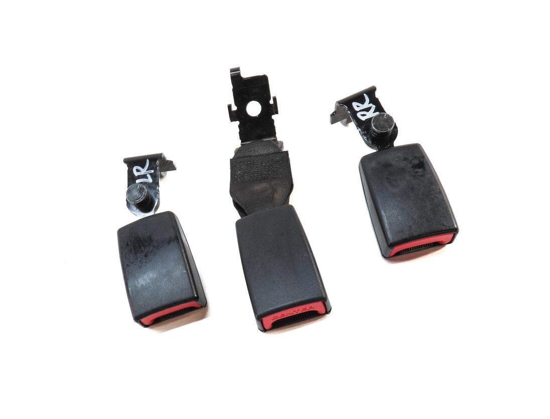 Thumbnail 3: 2011 BMW X5 (E70) REAR 2ND ROW LEFT RIGHT & CENTER SEATBELT BUCKLE RECEIVER SET3