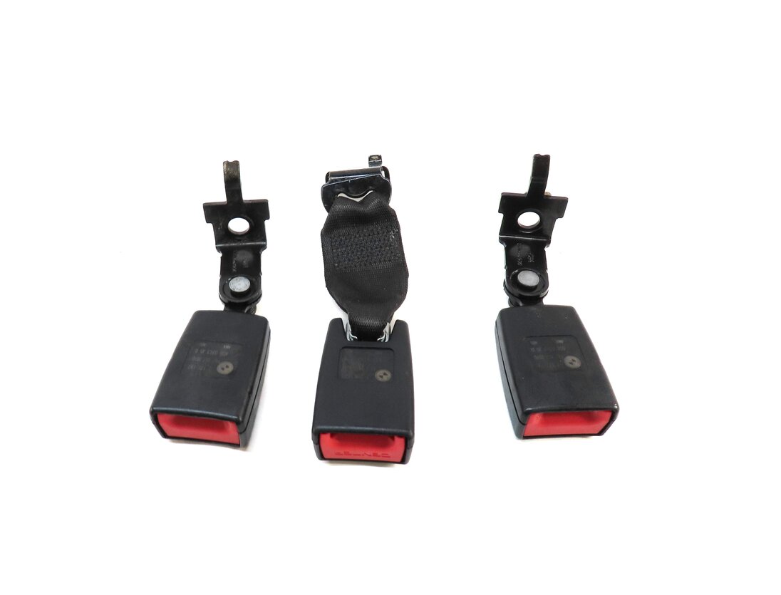 Thumbnail 4: 2011 BMW X5 (E70) REAR 2ND ROW LEFT RIGHT & CENTER SEATBELT BUCKLE RECEIVER SET3