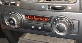 Thumbnail 2: 2007-2013 BMW X5 (E70) REAR HEATER A/C CLIMATE TEMPERATURE CONTROL PANEL